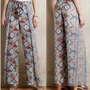 Elvenses | Seaflower Wide Legs Pants Boho Chic